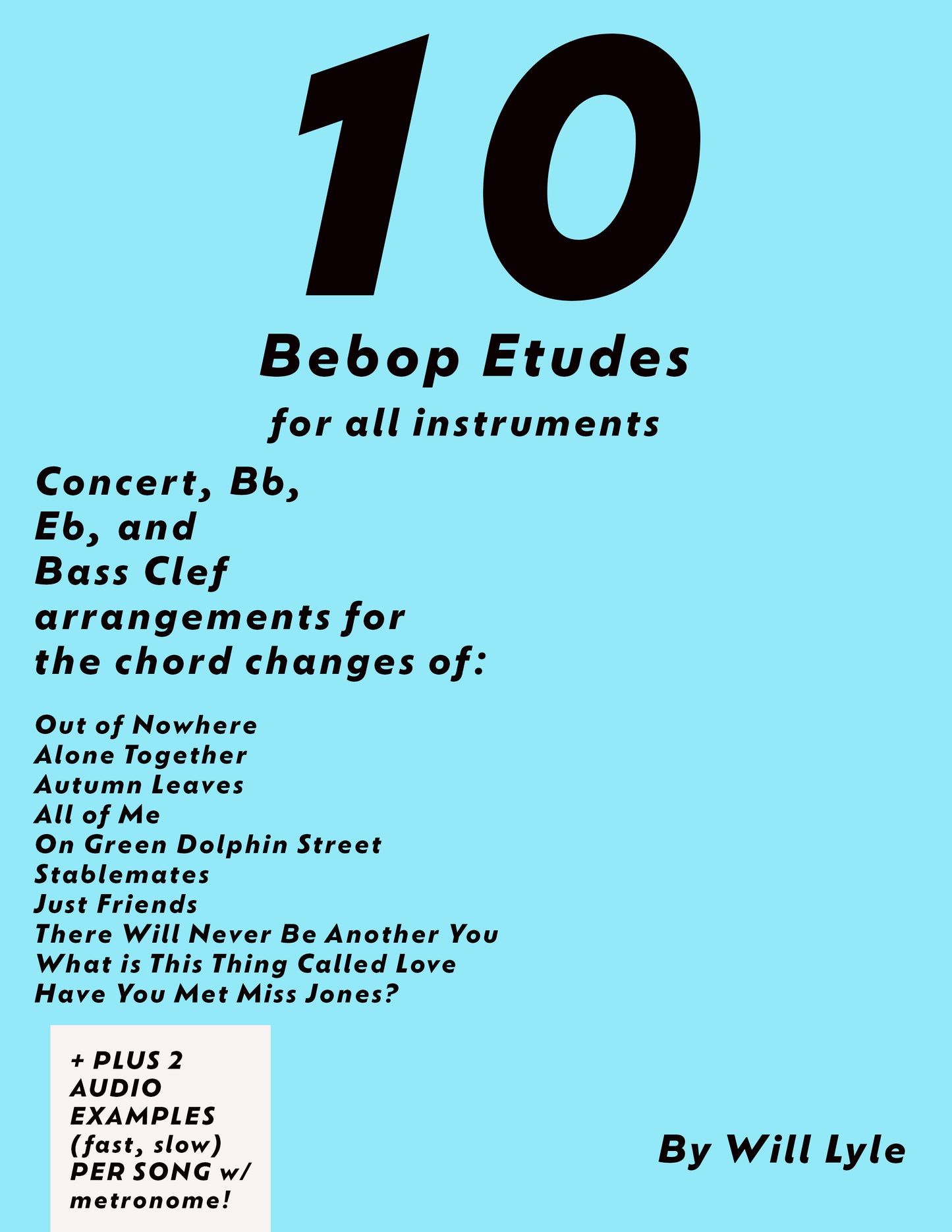 10 Bebop Etudes (E-Book + audio)