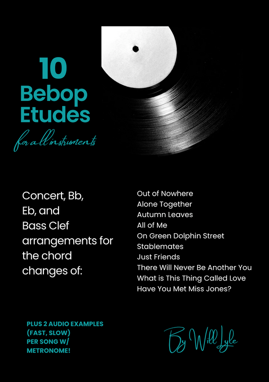 10 Bebop Etudes (E-Book + audio)